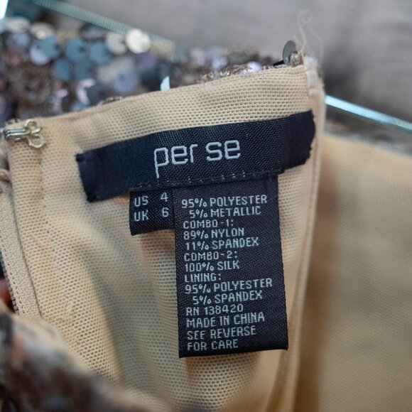 Per Se Sequin Strapless Dress - Picture 4 of 5